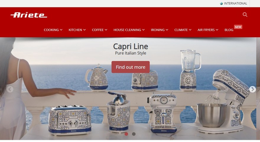 Ariete homepage